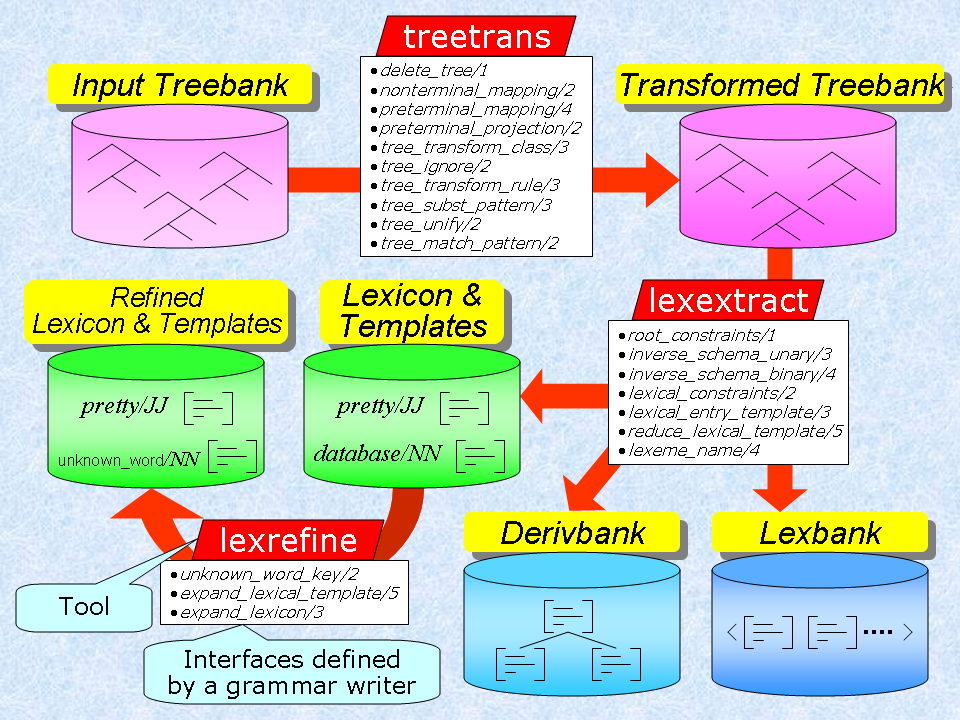 The process of
grammar development